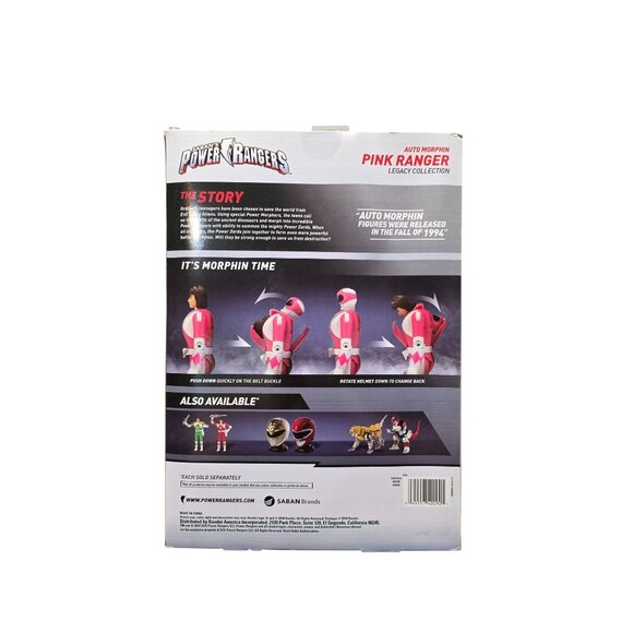Mighty Morphin Power Rangers Auto Morphin Pink Ranger Legacy Collection - Picture 6 of 9